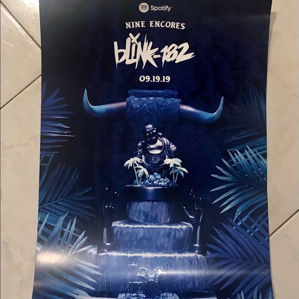 Blink 182 Concert Poster St. Vitus